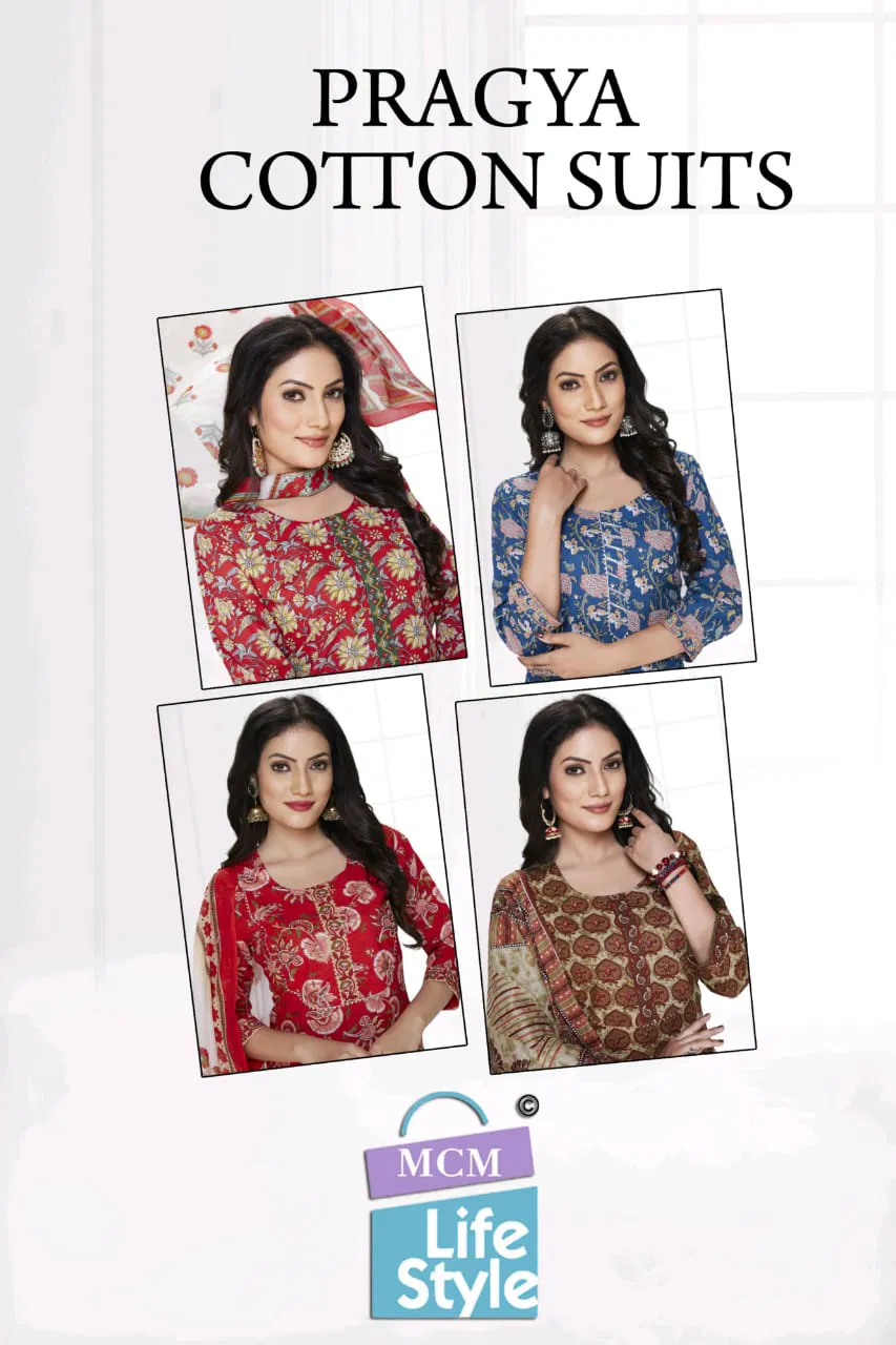 Pragya Vol 1 By Mcm Daily Wear Pure Lawn Cotton Readymade Dress Wholesale Shop In Surat